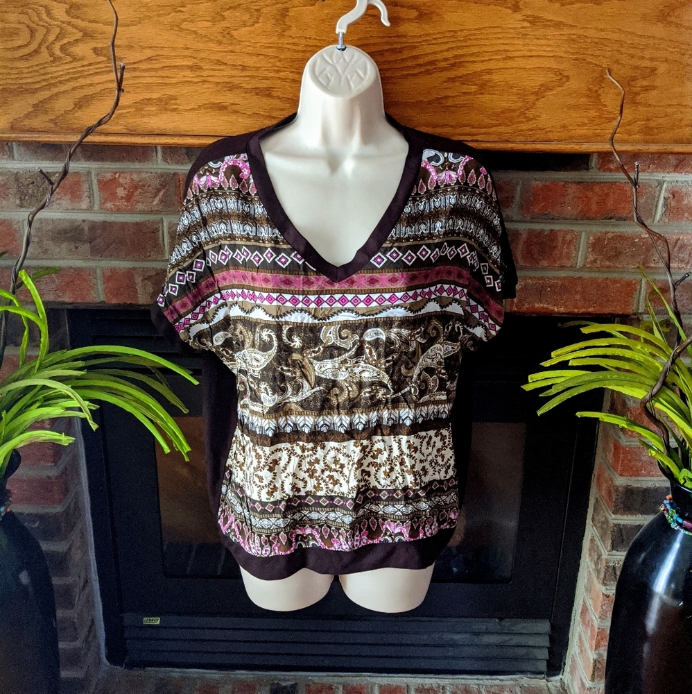 Currants Bohemian top size large
